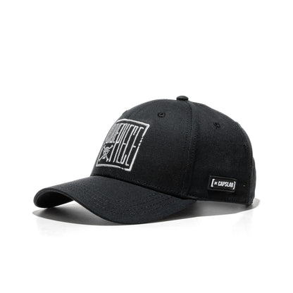 Capslab One Piece Pirate Emblem Cap Black  - CL_OP7_1_PCB_EMBB