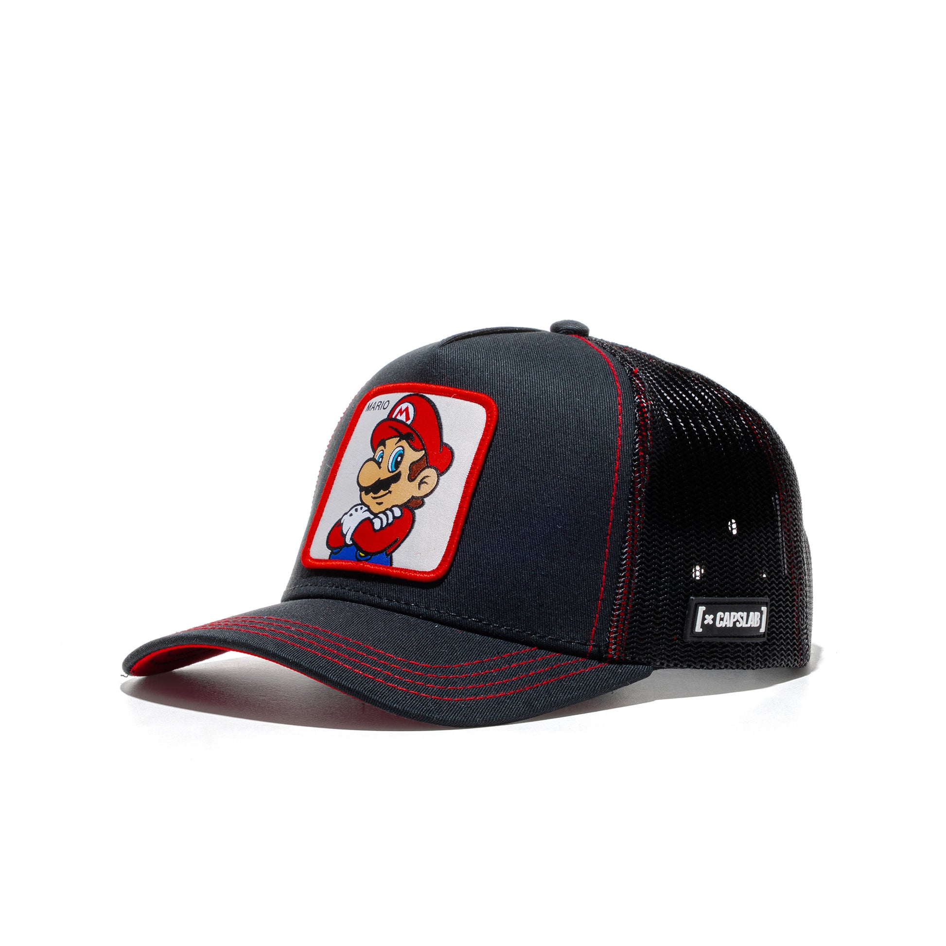 Capslab Super Mario Bros. Mario Cap Black  - CL_SMB_1_MAR2B