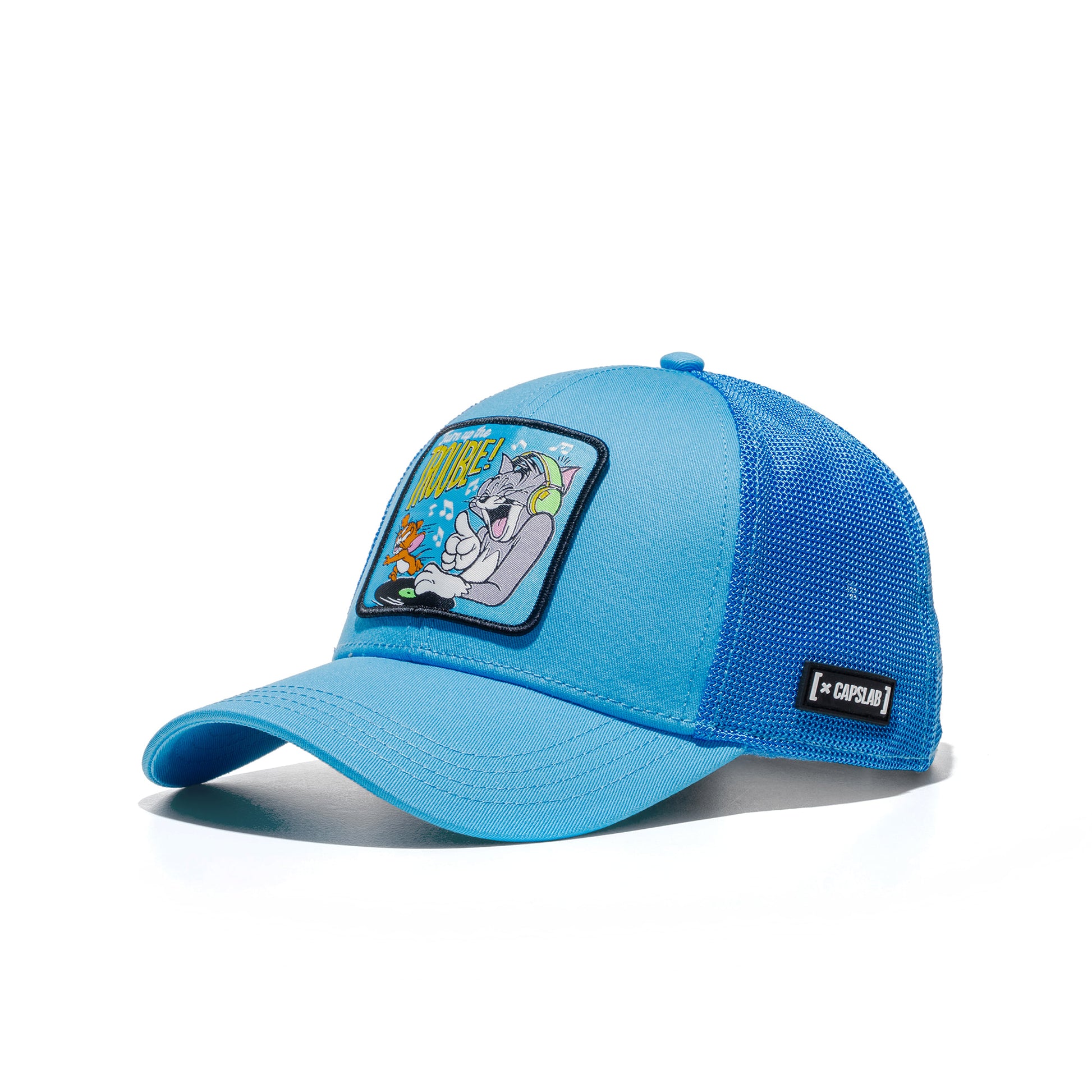 Capslab Tom & Jerry Turn Up The Trouble Cap Light Blue  - CL_TAJ8_1_PCB_TROB