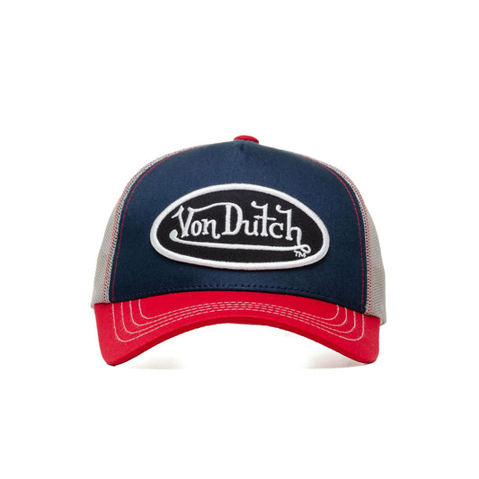 Von Dutch Trucker Cap Navy/Red/Grey  - COL-MAR