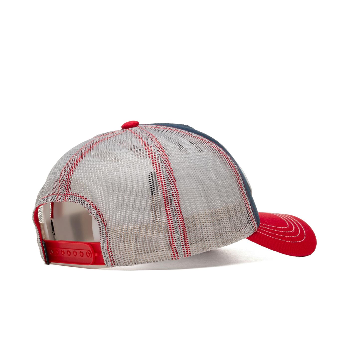 Von Dutch Trucker Cap Navy/Red/Grey  - COL-MAR