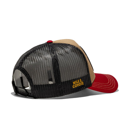 Capslab Looney Tunes Wile E. Coyote Trucker Cap Orange/Red  - COY2