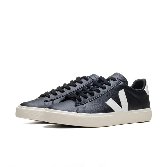 Veja Campo Chromefree Leather Black/White  - CP0501215