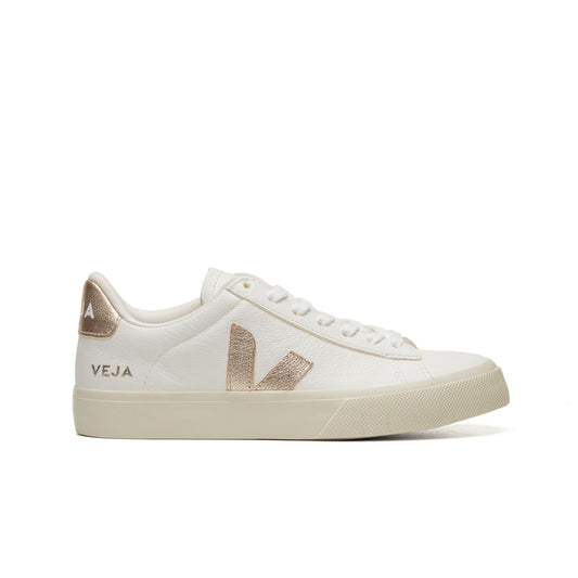 Veja Campo Chromefree Leather Extra-White/Platine  - CP0503495