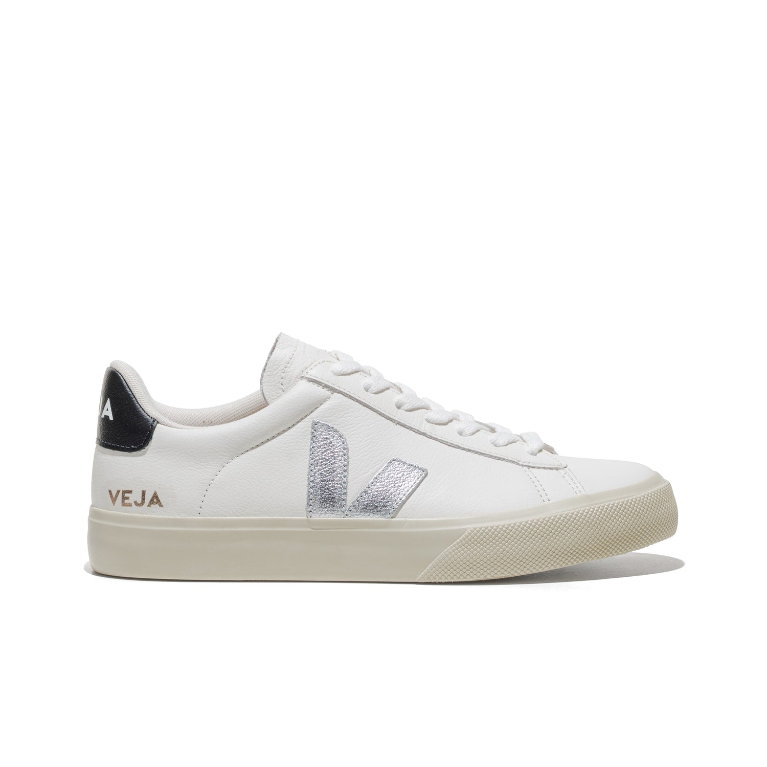 Veja Campo Leather White/Silver/Black  - CP0521753