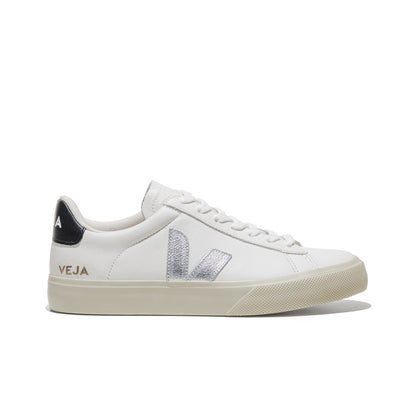 Veja Campo Leather White/Silver/Black  - CP0521753