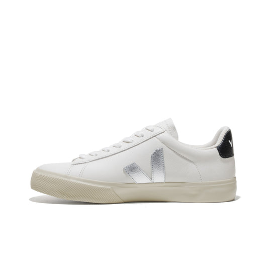 Veja Campo Leather White/Silver/Black  - CP0521753