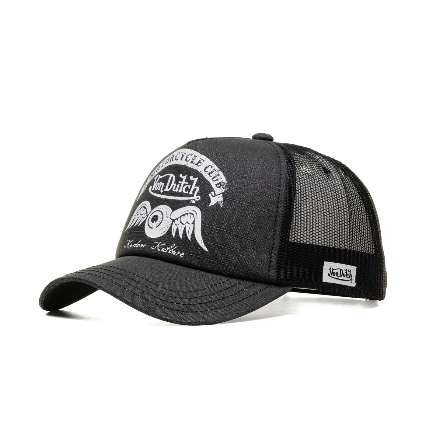 Von Dutch Trucker Cap Black  - CREW8