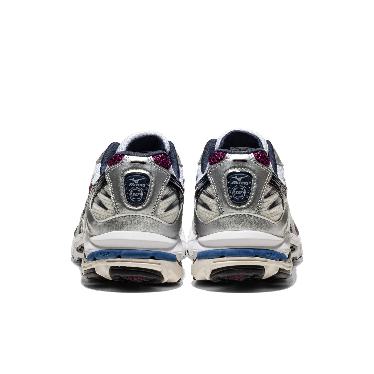 Mizuno Wave Rider 10 White/Baritone Blue/Dark Purple  - D1GA2104-14