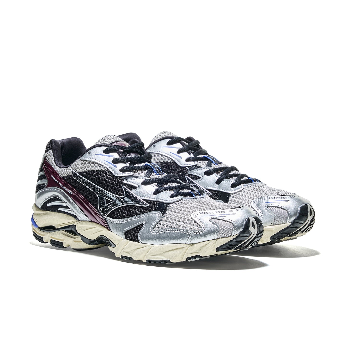 Mizuno Wave Rider 10 Harbor Mist/Black/Fig  - D1GA2104-17
