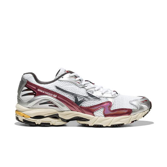 Mizuno Wave Rider 10 White/Black Sand/Syrah  - D1GA2431-14