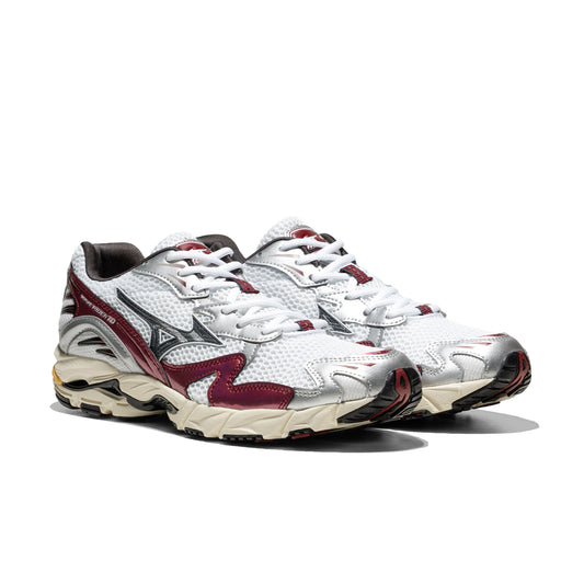 Mizuno Wave Rider 10 White/Black Sand/Syrah  - D1GA2431-14