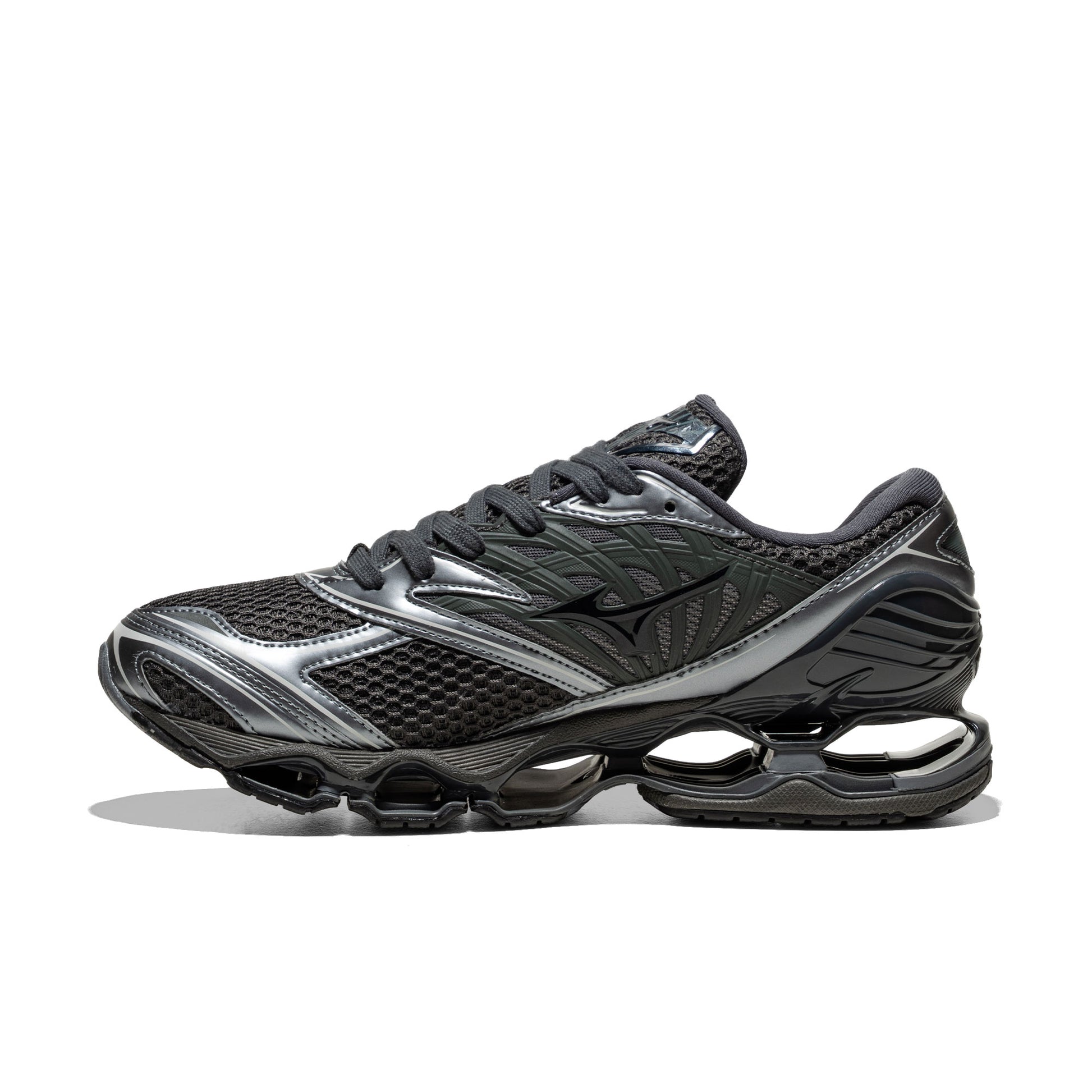 Mizuno Wave Prophecy LS Black Sand/Black/Metallic Gray  - D1GA2511-03