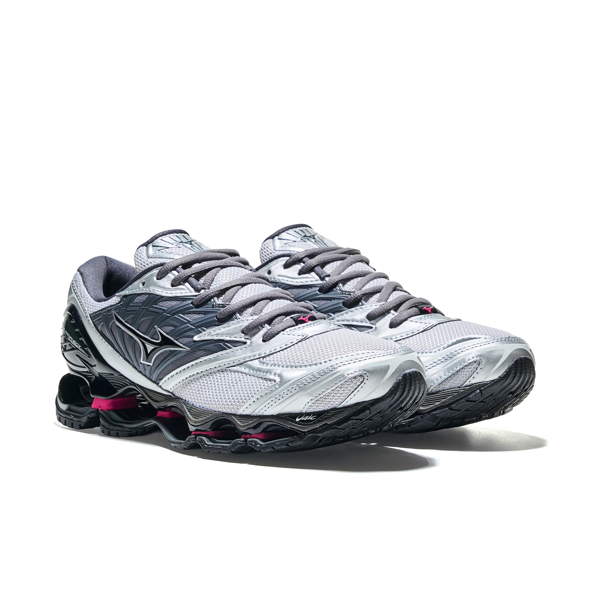 Mizuno Wave Prophecy LS Harbor Mist/Black/Fuchsia Purple  - D1GA3337-08
