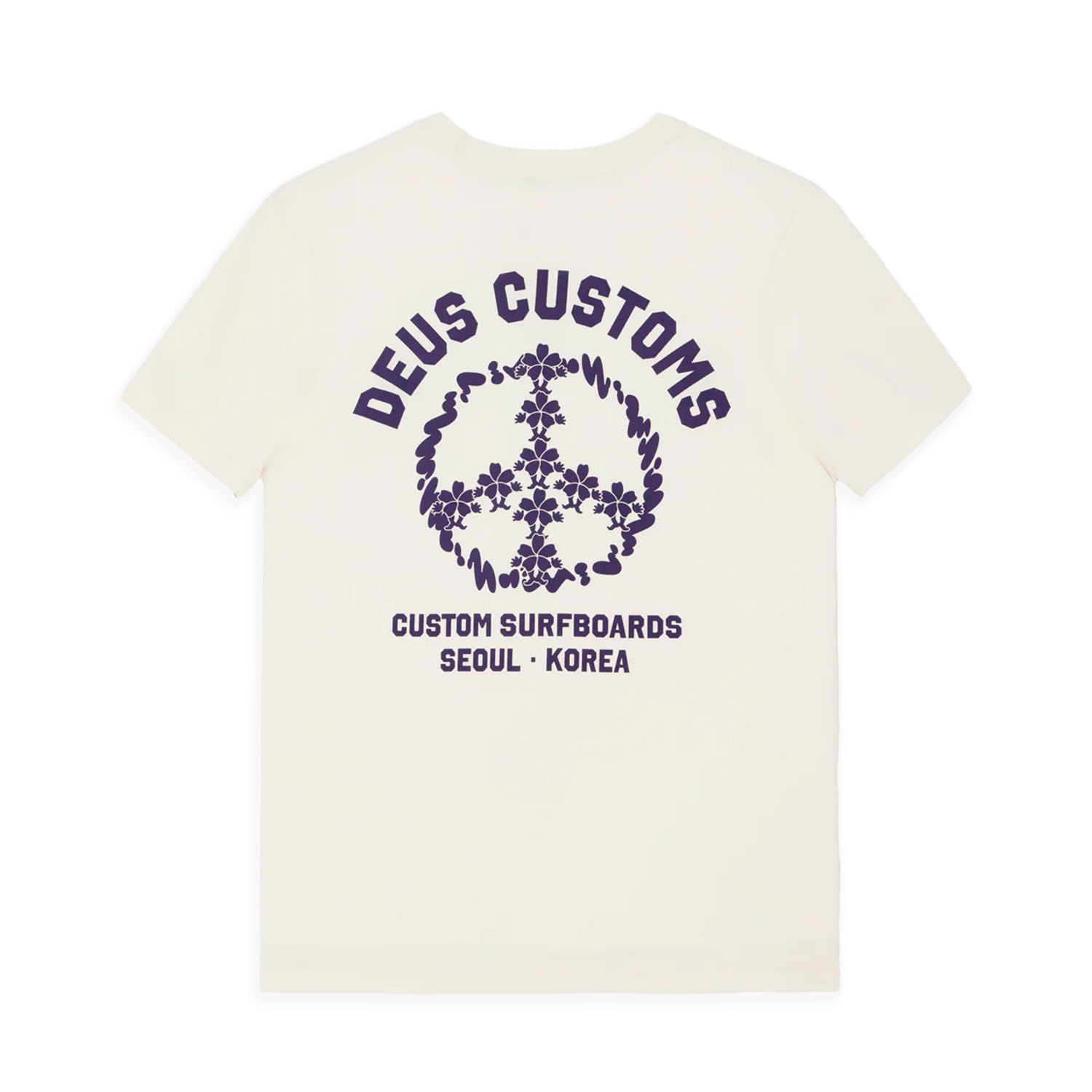Deus Ex Machina Fancy Pansy Tee Vintage White  - D261MTS538-010