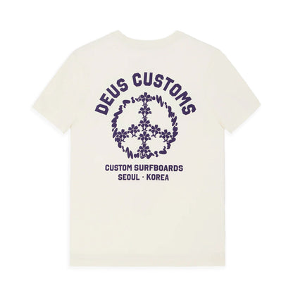 Deus Ex Machina Fancy Pansy Tee Vintage White  - D261MTS538-010