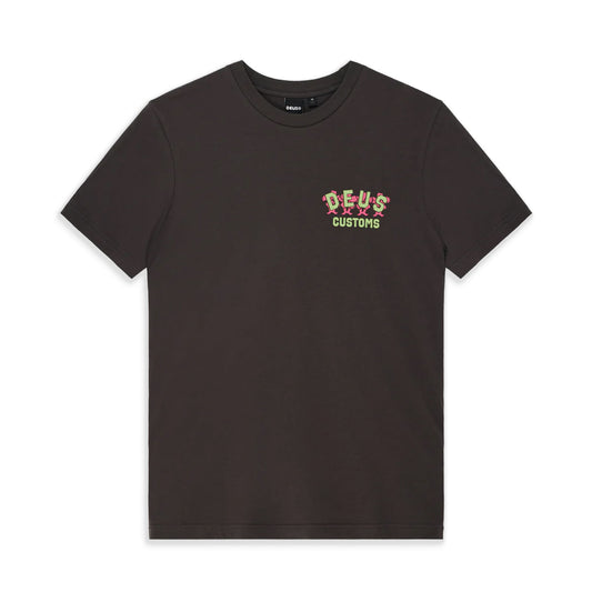 Deus Ex Machina Fancy Pansy Tee Anthracite  - D261MTS538-094