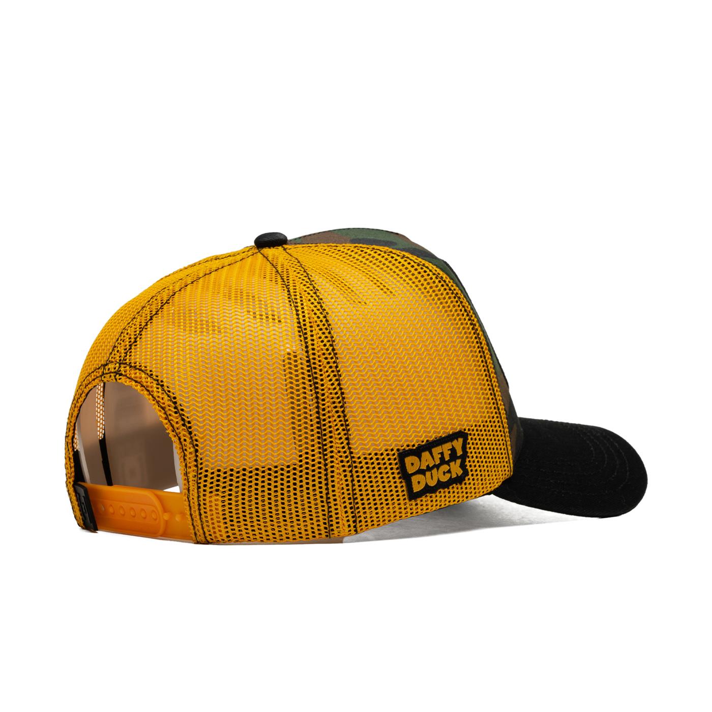 Capslab Looney Tunes Daffy Duck Trucker Camo/Black/Yellow  - DAF4