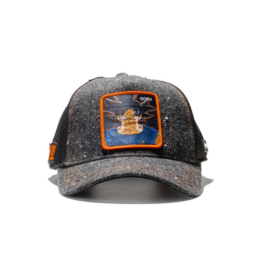 Capslab Dragon Ball Super Goku Cap Black Denim  - DBS5-PCT-SIG