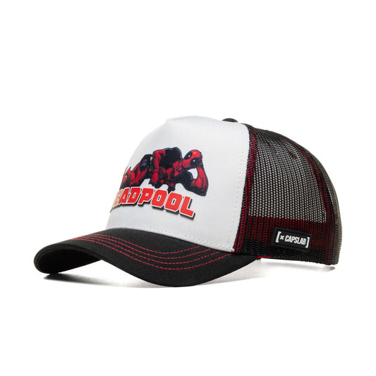 Capslab Marvel Deadpool Cap Black/White  - DEA3