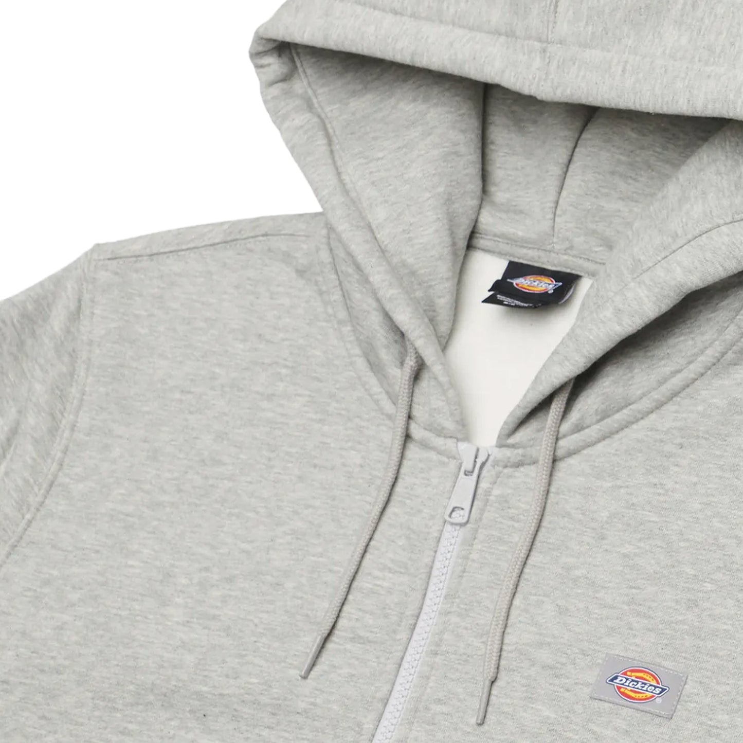 Dickies Oakport Hood Zip Sweat Heather Grey  - DK0A4XD3HG0