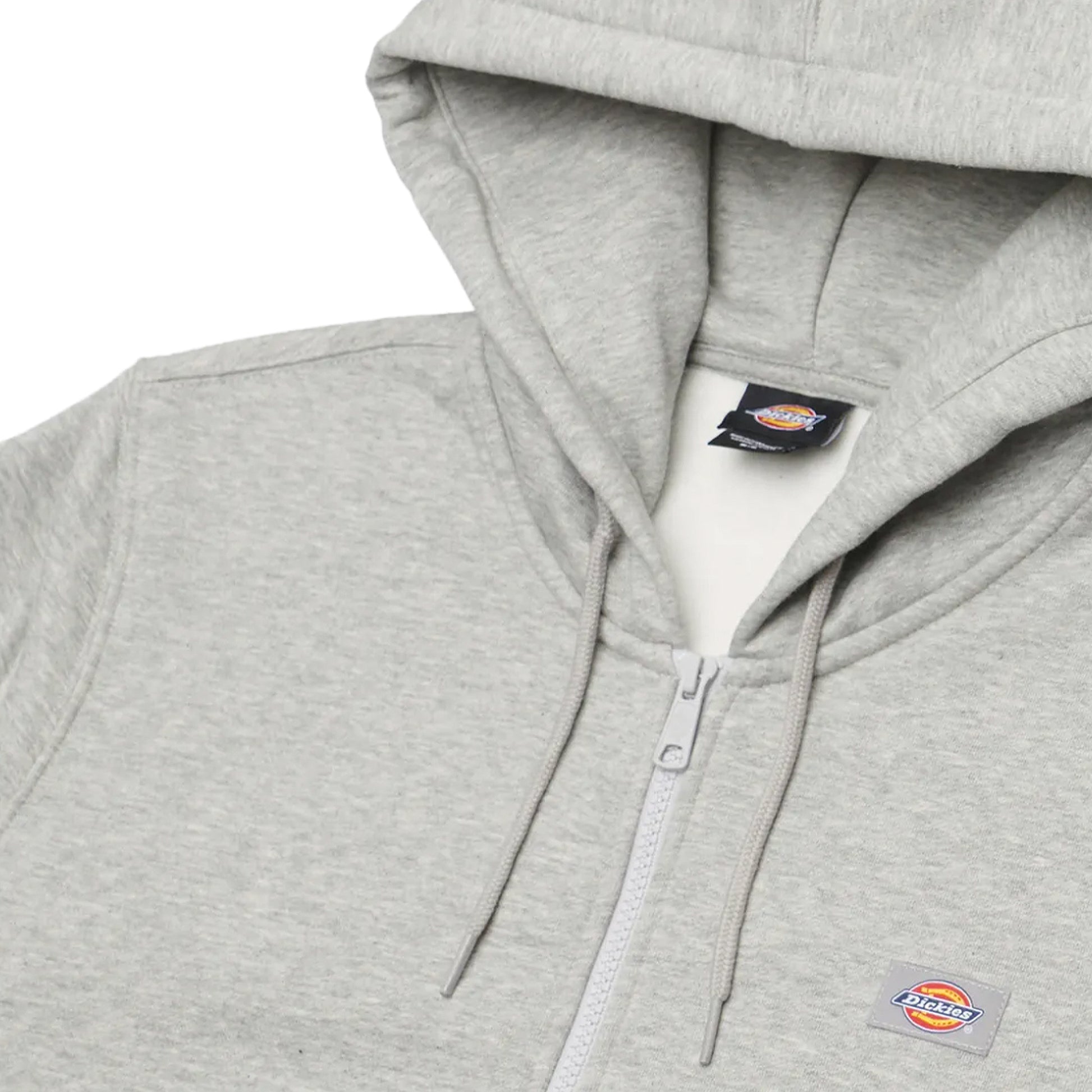 Dickies Oakport Hood Zip Sweat Heather Grey  - DK0A4XD3HG0
