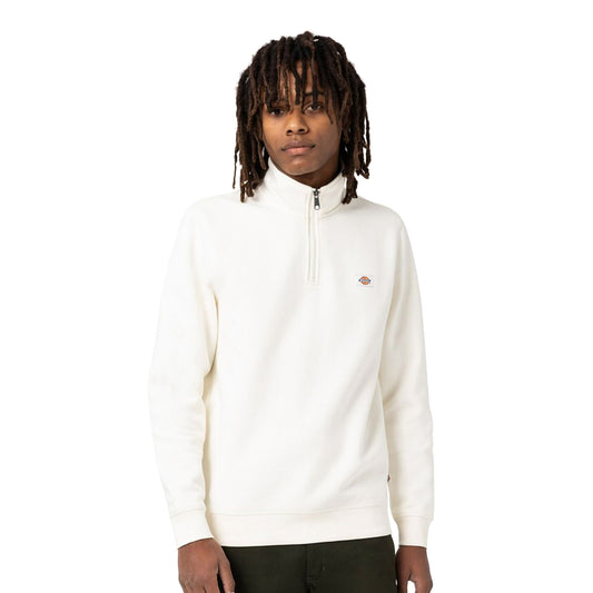Dickies Oakport Quarter Zip Sweat Ecru