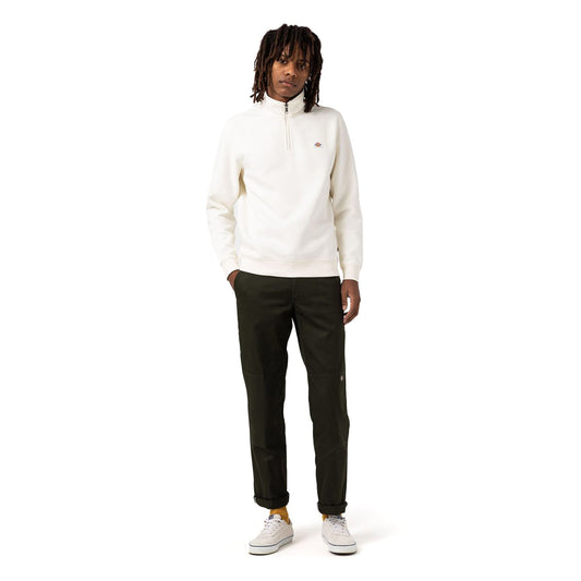 Dickies Oakport Quarter Zip Sweat Ecru