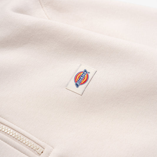 Dickies Oakport Quarter Zip Sweat Whitecap Gray