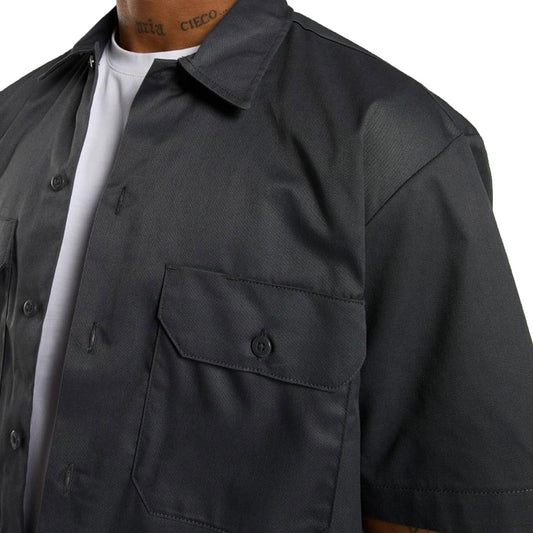 Dickies Work Shirt SS Rec Charcoal Grey  - DK0A4XK7CH0