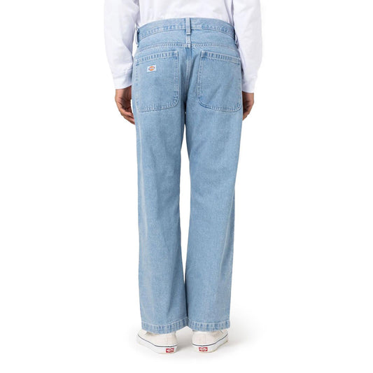Dickies Double Knee Denim Pant Light Wash  - DK0A4Y3FLW0