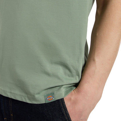 Dickies Aitkin Chest T-Shirt Sea Spray  - DK0A4Y8OL19