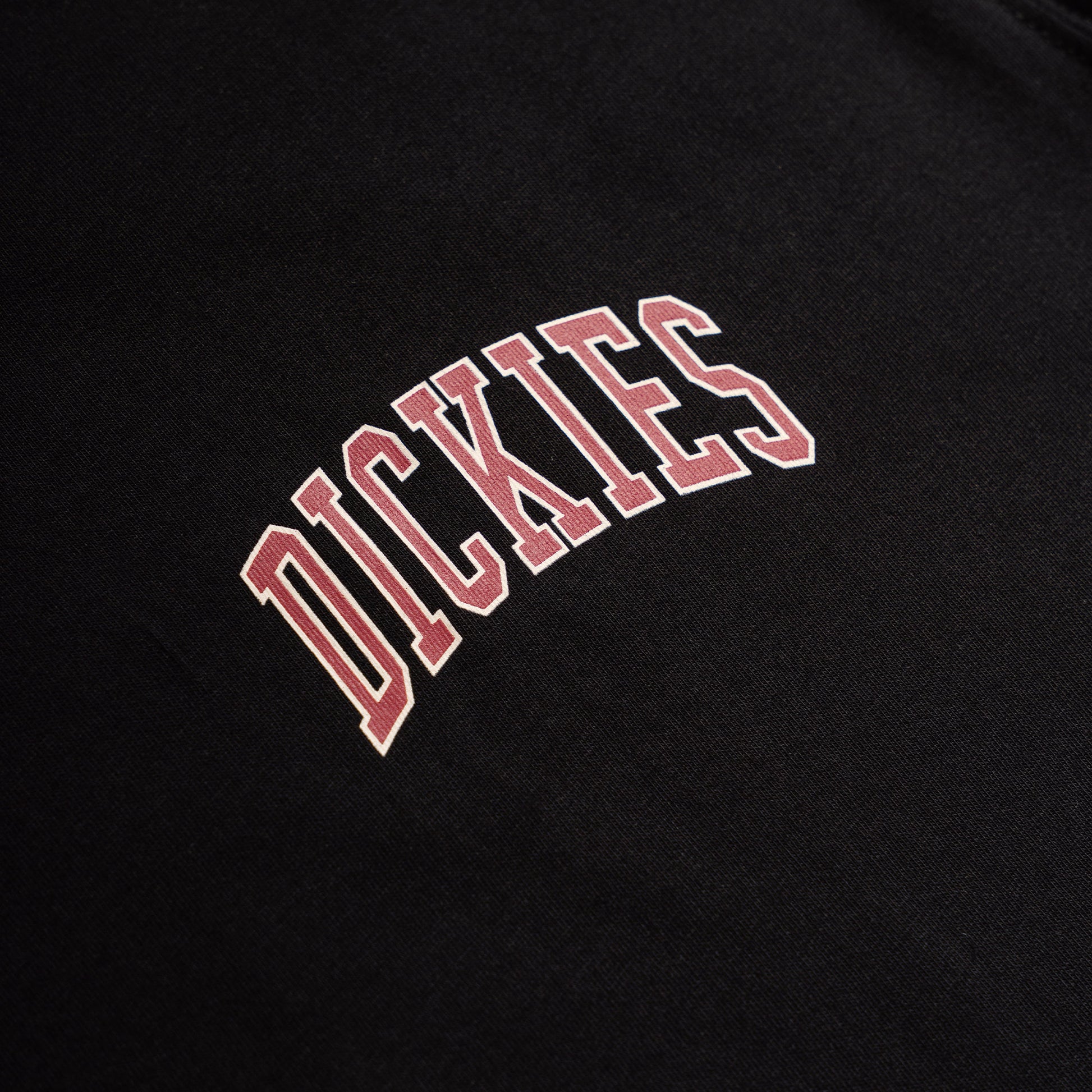 Dickies Aitkin Chest T-Shirt Black/Tibetan Red  - DK0A4Y8OL25