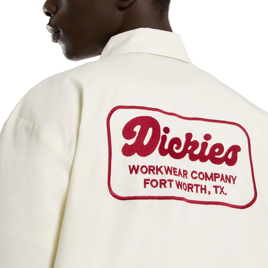 Dickies Lewistown LS Shirt Egret  - DK0A4Z7PC48