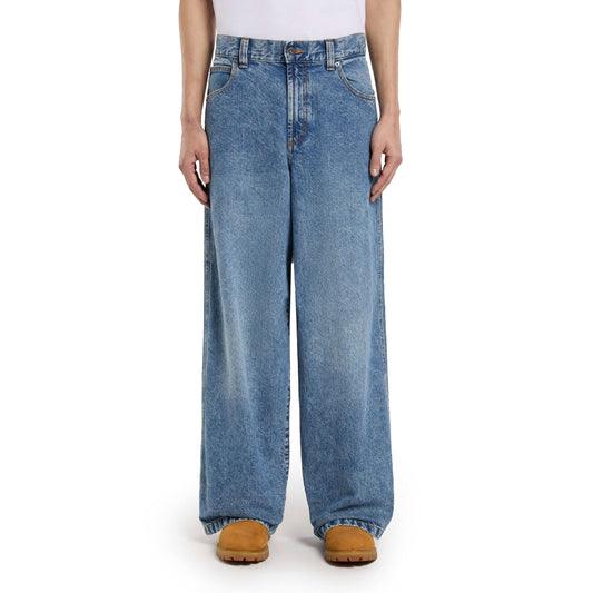 Dickies Loose Wave Denim Pant Rinsed Fade  - DK0A4ZAQK21