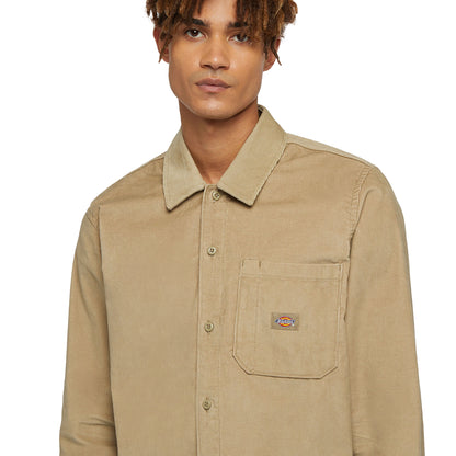 Dickies Corduroy Shirt LS Khaki  - DK0A8652KHK