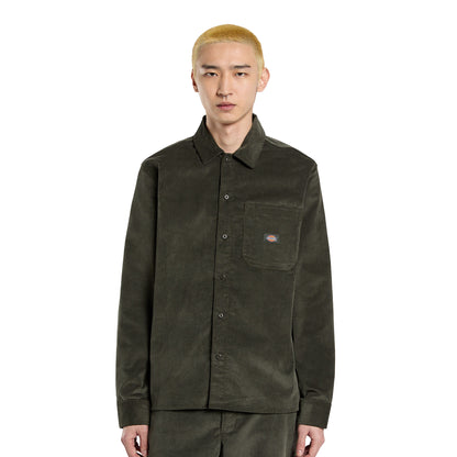 Dickies Corduroy Shirt LS Olive Green  - DK0A8652OGX