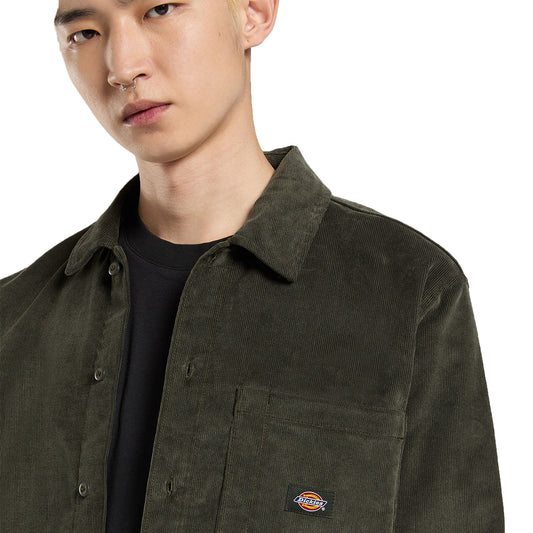 Dickies Corduroy Shirt LS Olive Green  - DK0A8652OGX