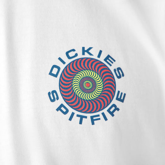 Dickies x Spitfire Tee White  - DK0A865T0WH