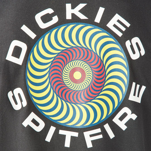 Dickies x Spitfire Tee Black  - DK0A865TBLK