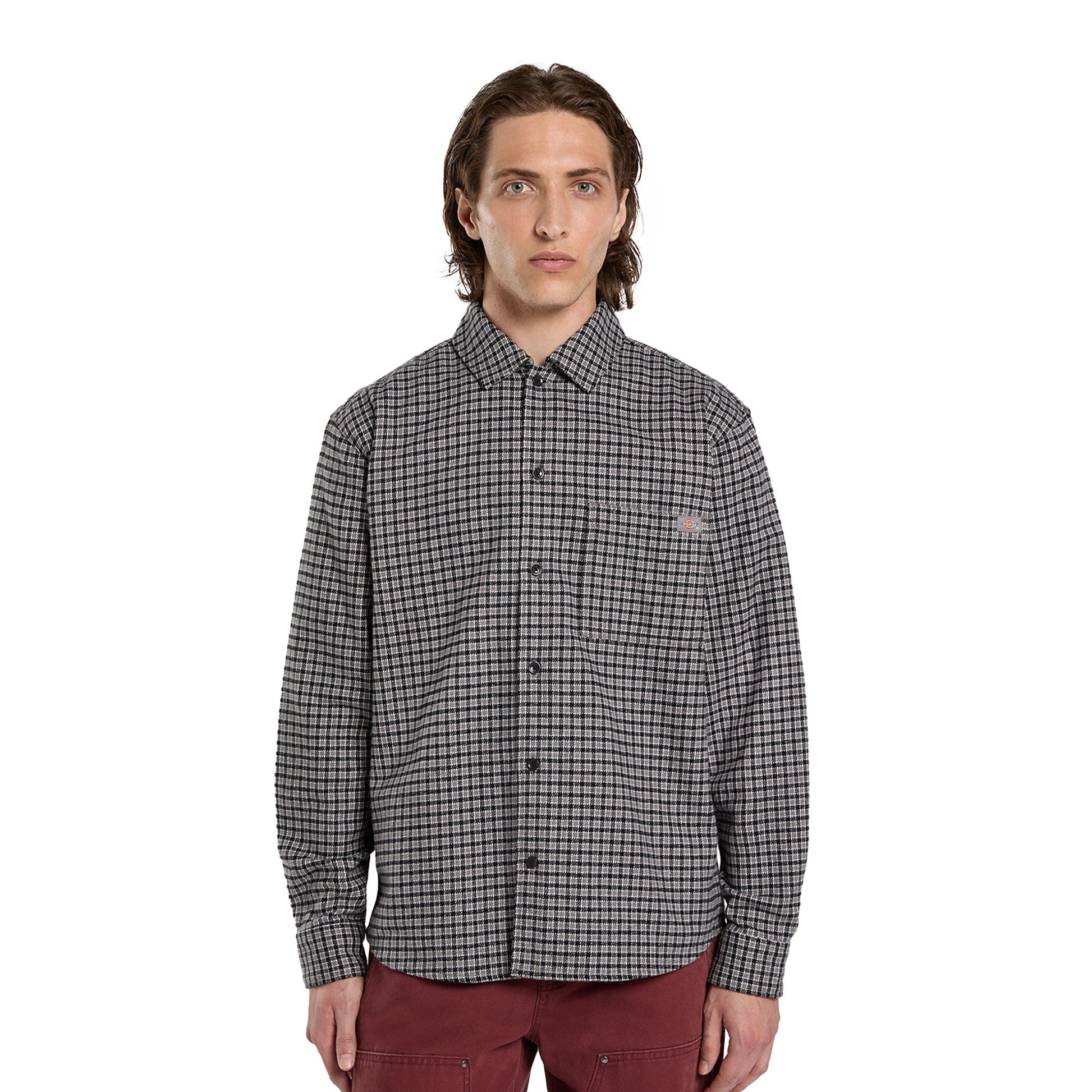 Dickies Hendersonville LS Shirt December Sky  - DK0A87PTK63