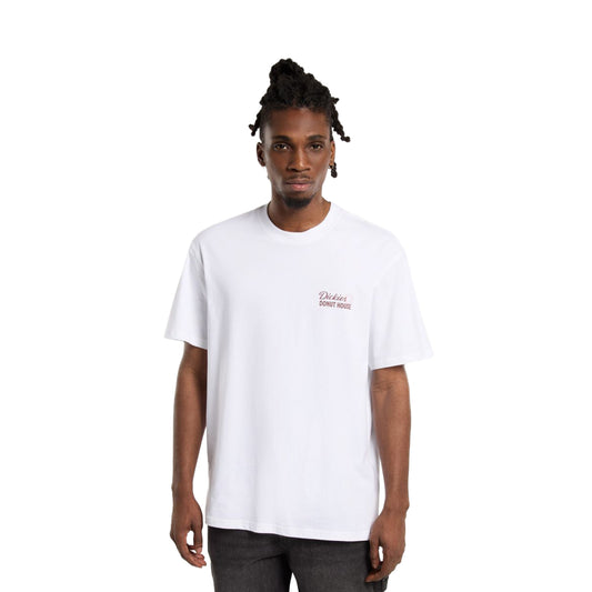 Dickies Donut House SS Tee White  - DK0A87QN0WH