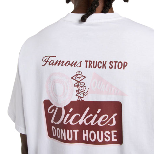 Dickies Donut House SS Tee White  - DK0A87QN0WH