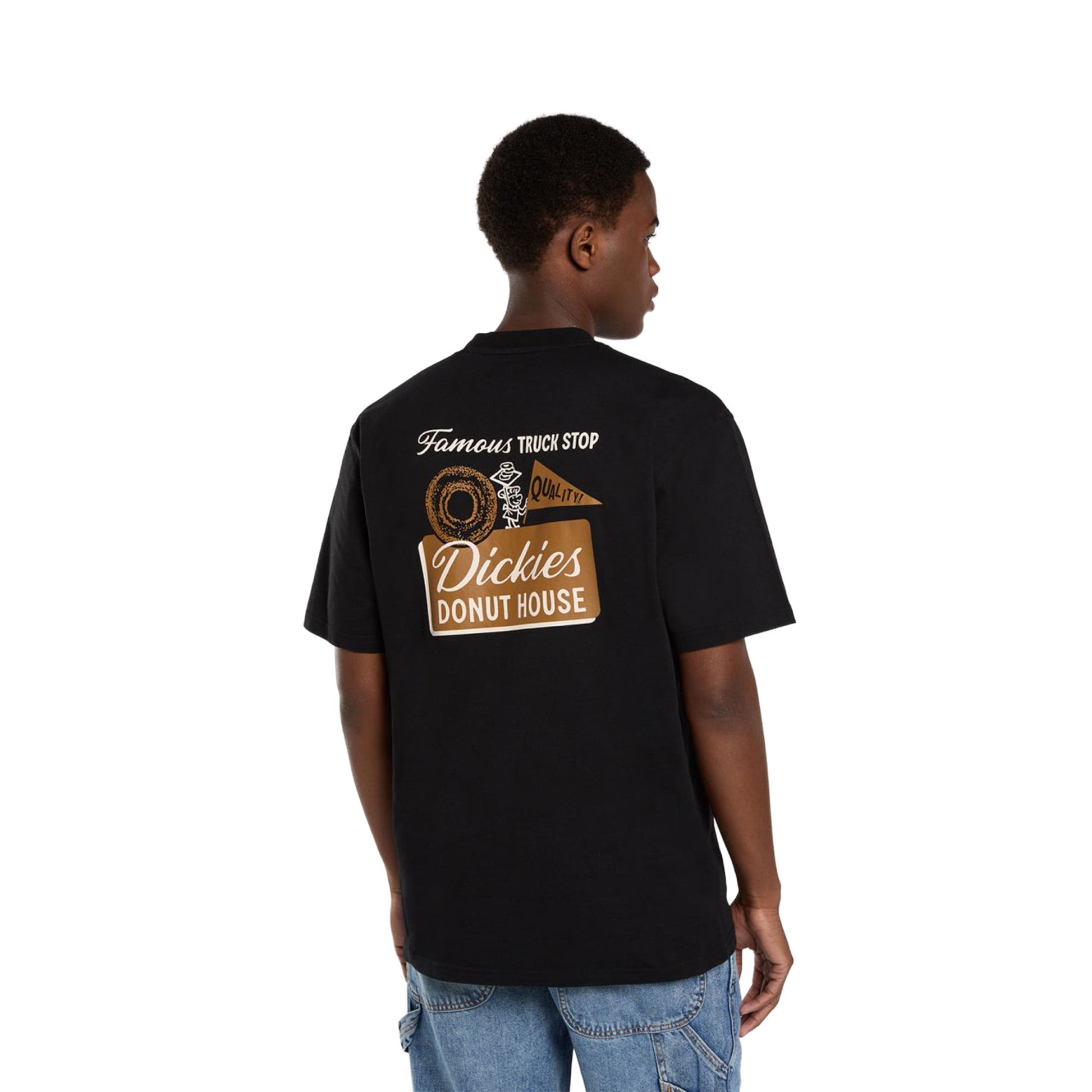 Dickies Donut House SS Tee Black  - DK0A87QNBLK