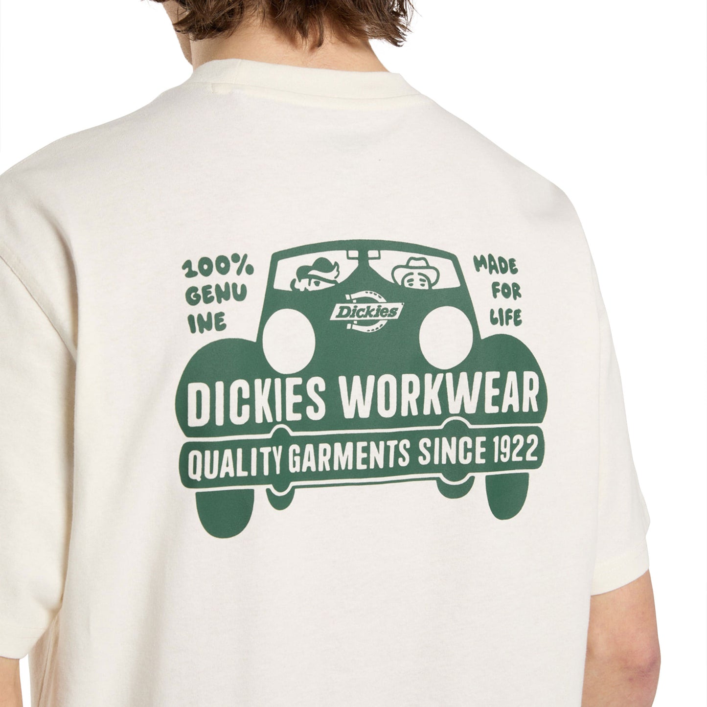 Dickies Gordonsville SS Tee Egret  - DK0A87QUC48