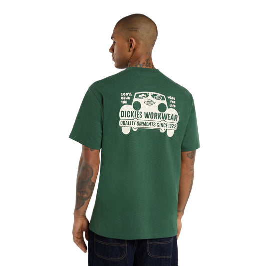 Dickies Gordonsville SS Tee Pine Needle Green  - DK0A87QUPIN