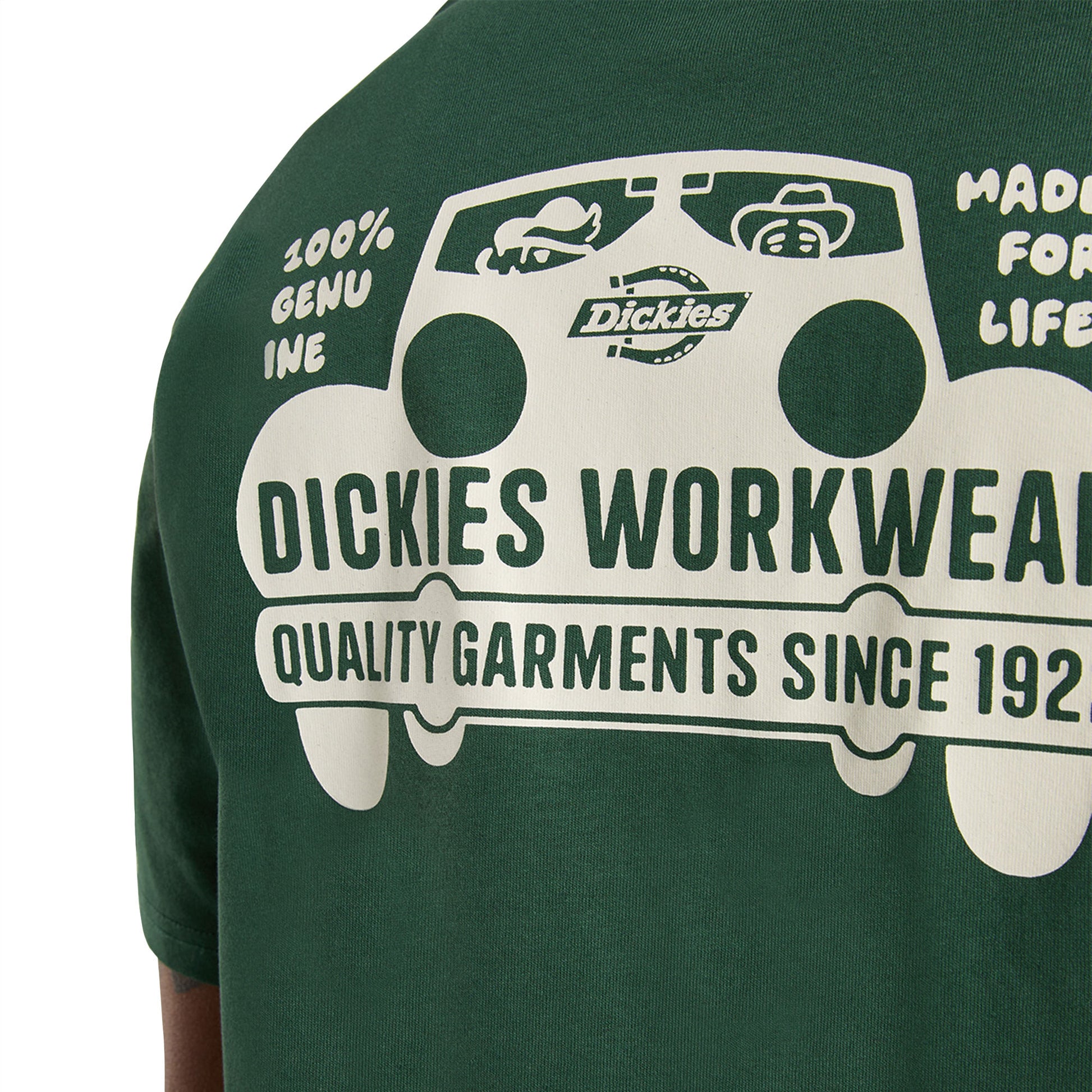 Dickies Gordonsville SS Tee Pine Needle Green  - DK0A87QUPIN