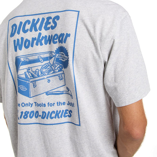 Dickies Dry Ridge SS Tee Light Gray  - DK0A8853A28