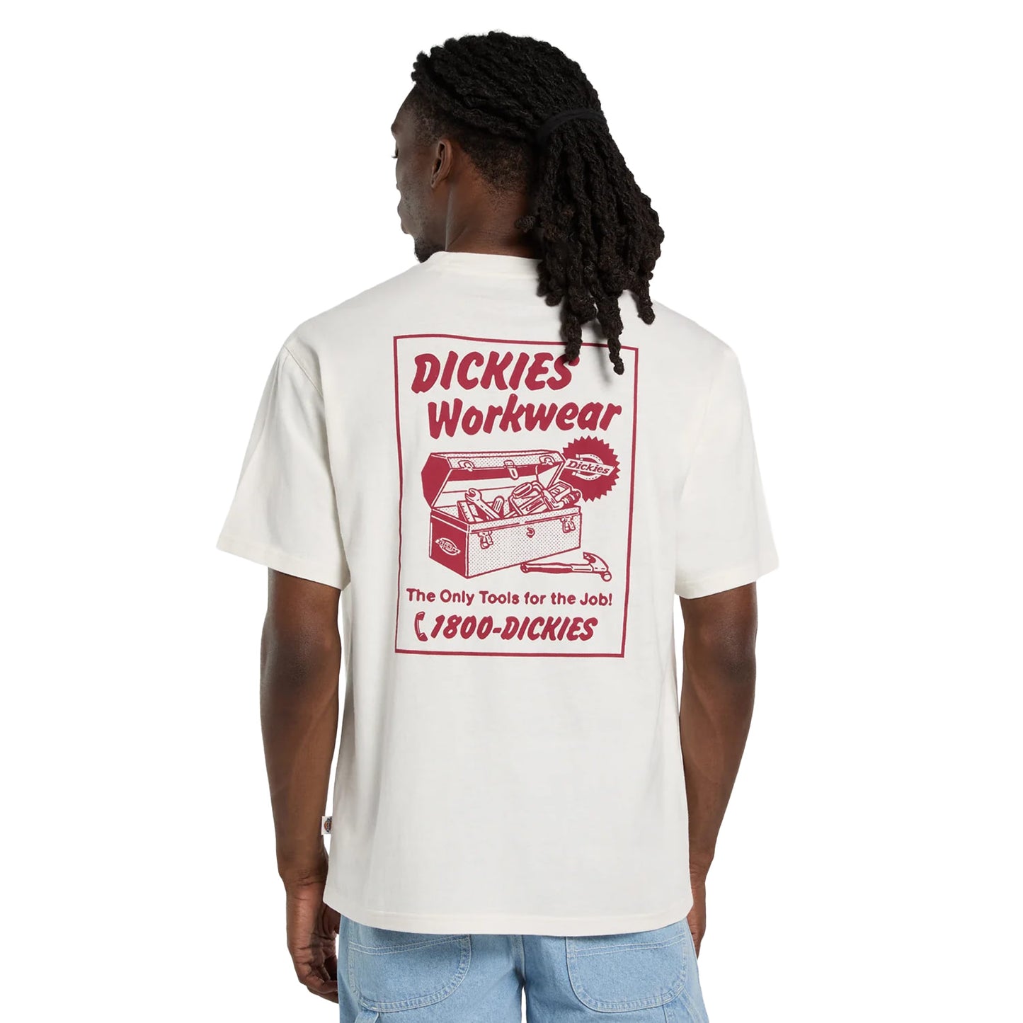 Dickies Dry Ridge SS Tee Ecru  - DK0A8853C48