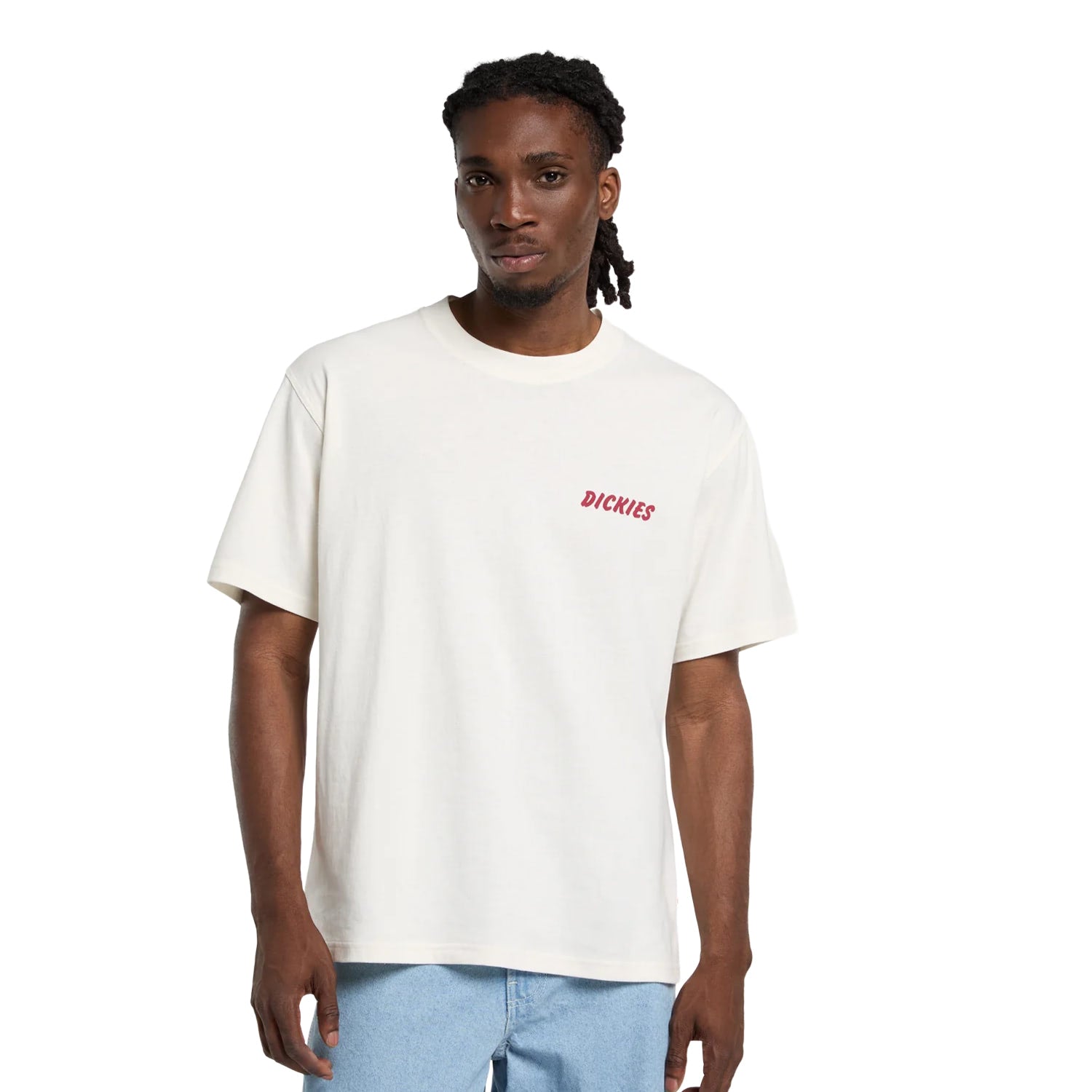 Dickies Dry Ridge SS Tee Ecru  - DK0A8853C48